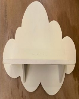 Kids Shelves/Cloud Wall Shelves/Book Shelves for Kids Room/Storage Rack (White)